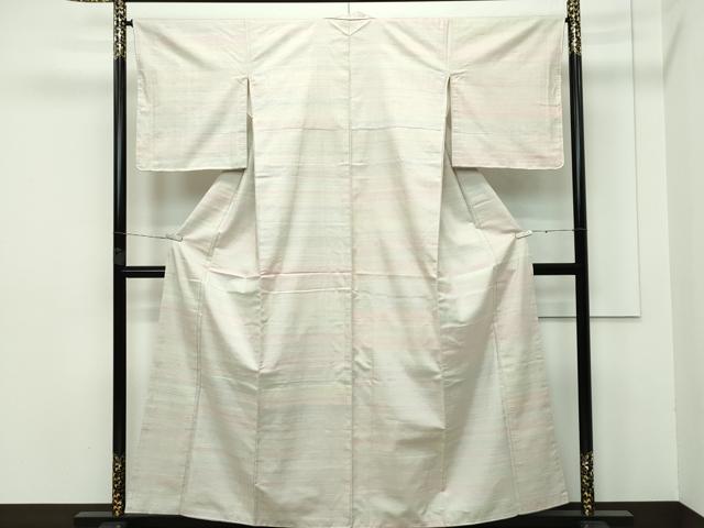 平和屋本店●極上 紅花紬 米沢 霞文 逸品 CZAA2782s5