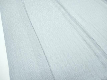 平和屋着物＊極上　夏物　色無地　柳鼠色　菱紋紗　逸品　CZAA5404s6