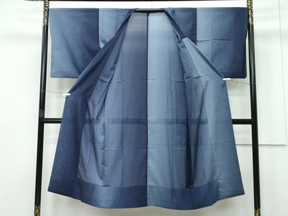 平和屋本店■極上　スリーシーズン　春夏秋　塵除け　道行コート　ロング丈　紗　間道　逸品　CZAA2805s5