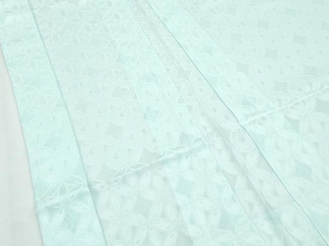 平和屋本店▽極上 スリーシーズン 春夏秋 塵除け 長羽織 紋紗織 裏葉柳色 反端付き 逸品 未使用 CZAA2817s5