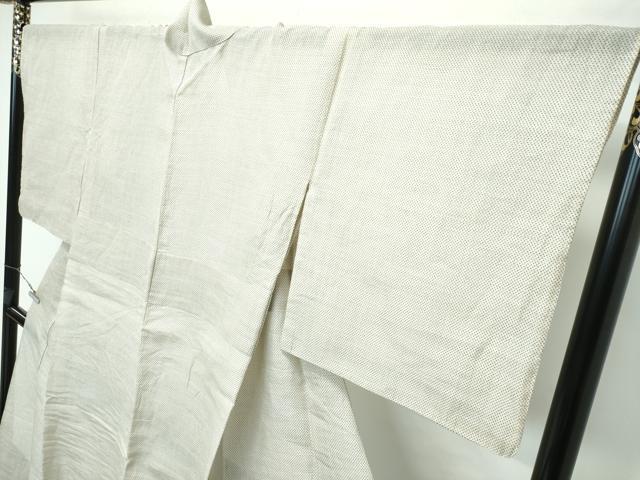 平和屋本店■希少　夏物　古代越後上布　小河正義作　蚊絣　証紙付き　本麻　逸品　CZAA2841s5