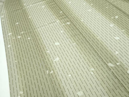 平和屋着物▽極上 小紋 お召地 単衣 舞花弁 逸品 CZAA2847s5
