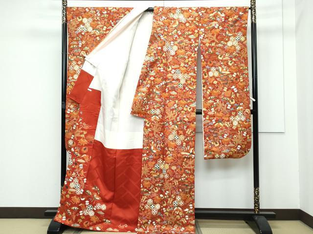 平和屋本店■極上　振袖　駒刺繍　宝尽くし　金彩　逸品　CZAA2853s5