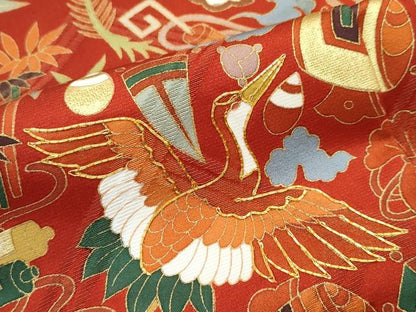 平和屋本店■極上　振袖　駒刺繍　宝尽くし　金彩　逸品　CZAA2853s5