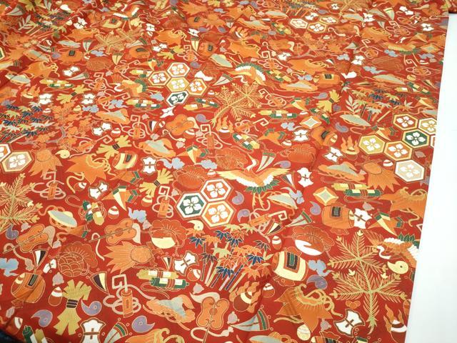 平和屋本店■極上　振袖　駒刺繍　宝尽くし　金彩　逸品　CZAA2853s5