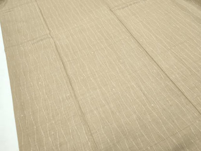 平和屋本店■極上　銀座もとじ　紬　立涌文様　榛色地　逸品　CZAA2859s5