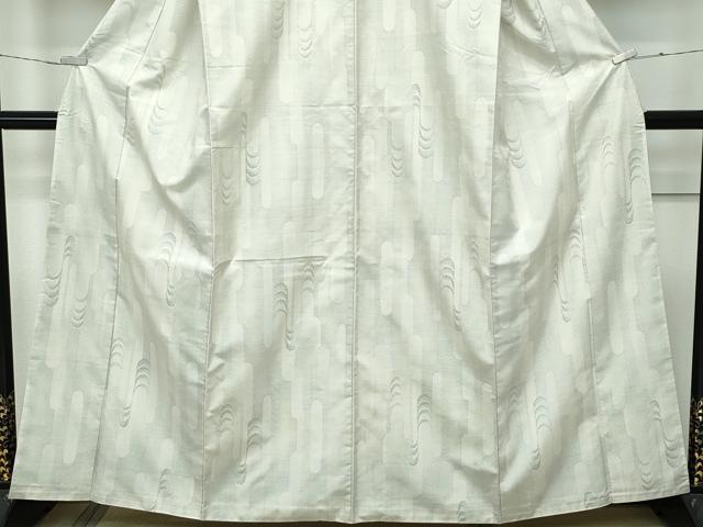 平和屋着物●極上　本場大島紬　白大島　9マルキ　エ霞文様　逸品　CZAA5406s6