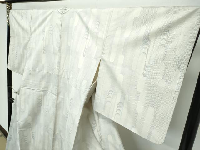 平和屋着物●極上　本場大島紬　白大島　9マルキ　エ霞文様　逸品　CZAA5406s6