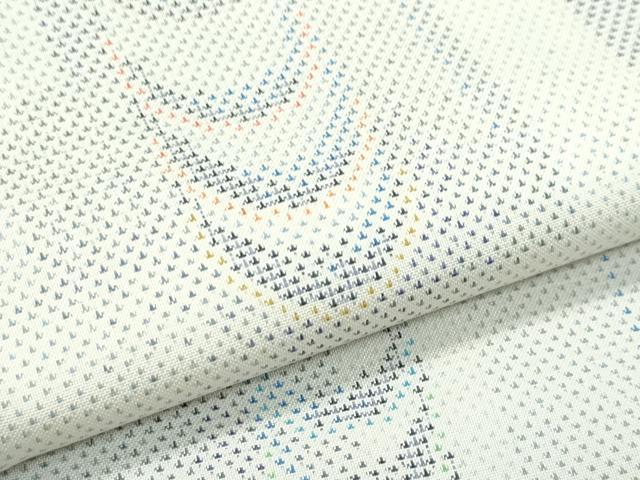 平和屋着物●極上　本場大島紬　白大島　9マルキ　エ霞文様　逸品　CZAA5406s6