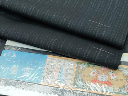 平和屋着物＊極上 夏物 本場大島紬 夏大島 星雲 大島紬美幸謹製 健勝苑扱い 証紙付き 逸品 CZAA2866s5