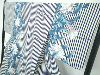 平和屋着物■極上　夏物　撫松庵　セオアルファ　訪問着　乱菊　蛍　逸品　CZAA2872s5