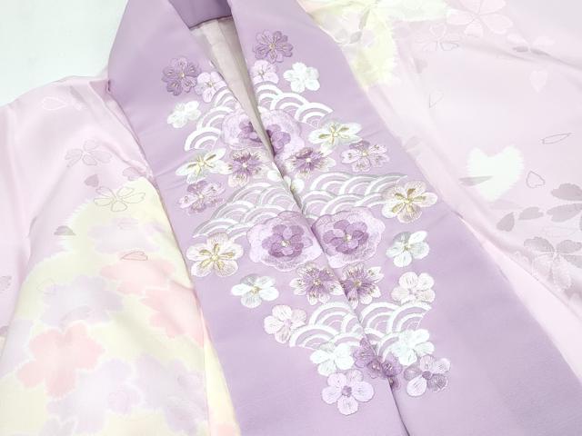 平和屋本店■極上 越後十日町の一流染匠 桐屋・翠山工房 徳永憲峯 振袖・長襦袢・袋帯セット 辻が花 絞り 暈し染 銀通し地 逸品 CZAA2880s5