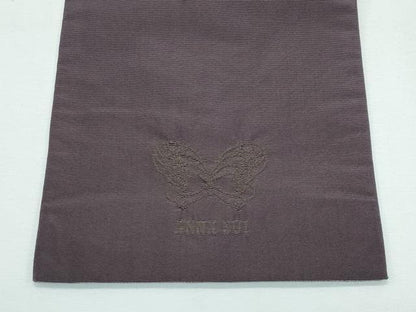 平和屋着物＊極上 夏物 訪問着・半幅帯セット ANNA SUI セオアルファ 籬草花文 金魚 黒地 洗える着物 CZAA2886s5