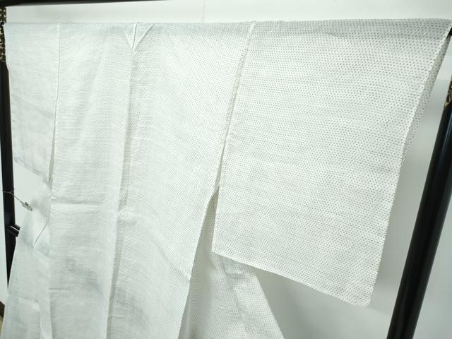平和屋本店■極上　夏物　石川県指定無形文化財　能登上布　本麻手織上布　服部麻布工場謹製　証紙付き　逸品　未使用　CZAA2895s5