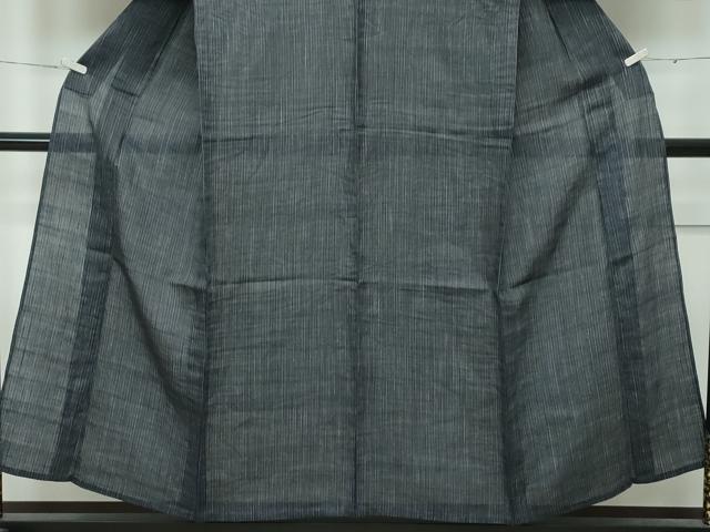 平和屋本店＊極上　夏物　男性　重要無形文化財　本場宮古上布　縞　苧麻　逸品　逸品　CZAA5409s6