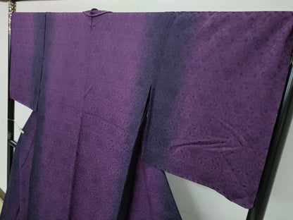 平和屋着物■極上　BANKANわものや　小紋　単衣　鏡華　暈し染め　反端付き　逸品　未使用　CZAA2911s5