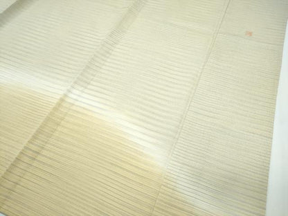 平和屋着物▽極上 本塩沢 やまだ織 訪問着 単衣 染色作家 桐村博 訪問着 霞文 逸品 CZAA2919s5