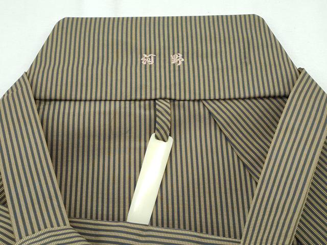 平和屋着物■極上　男性　仙台平　茶喜謹製　馬乗り袴　縞　逸品　CZAA2925s5