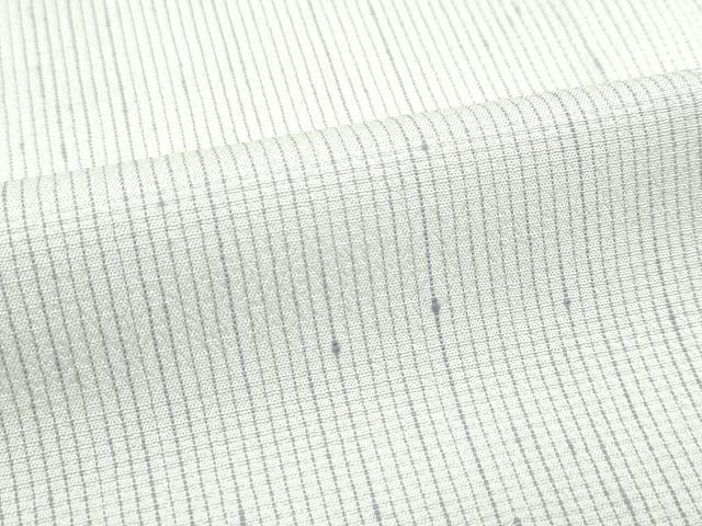 平和屋本店■希少　日本工芸会正会員　小林敬子作　銀座もとじ　紬　単衣　たとう紙付き　逸品　未使用　CZAA2927s5