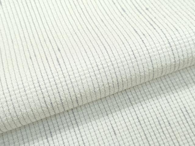 平和屋本店■希少　日本工芸会正会員　小林敬子作　銀座もとじ　紬　単衣　たとう紙付き　逸品　未使用　CZAA2927s5