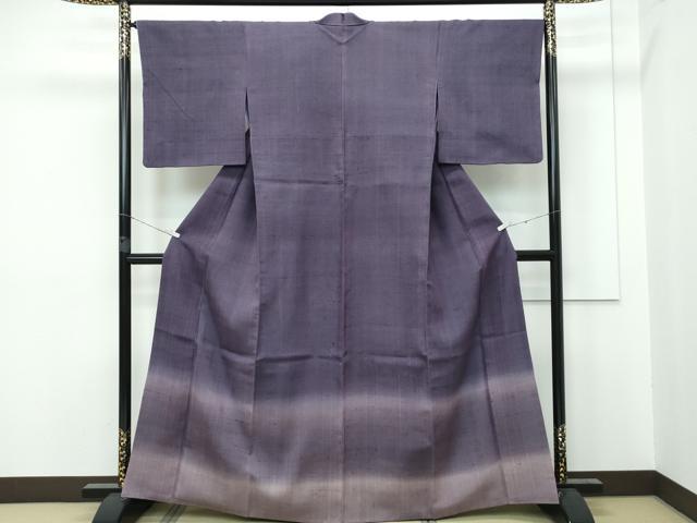 平和屋本店■極上　染織の名門　しょうざん  生紬　訪問着　横段文　逸品　CZAA2937s5