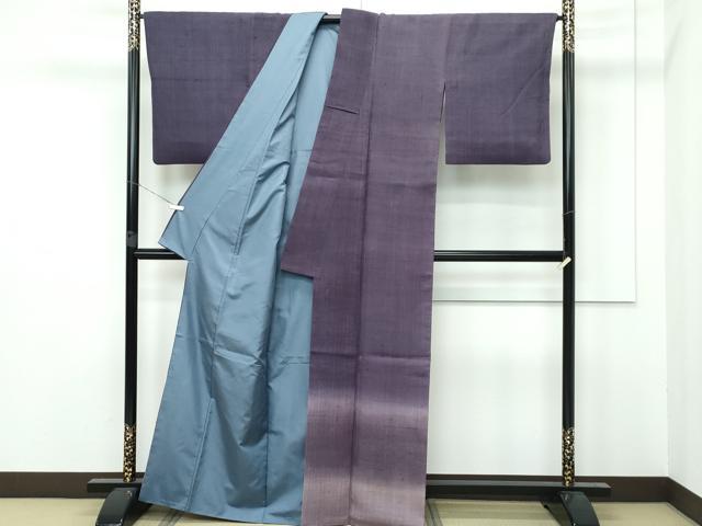 平和屋本店■極上　染織の名門　しょうざん  生紬　訪問着　横段文　逸品　CZAA2937s5