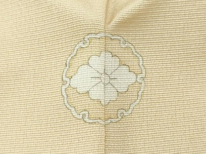平和屋着物●極上　色留袖　駒刺繍　宝尽くし　金彩　蜂蜜色地　逸品　CZAA2945s5