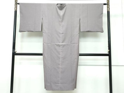 平和屋着物■極上 道行コート ロング丈 リバーシブル 無双 紗袷 紗×紗 市松紋紗 格子柄 逸品 CZAA2977s5