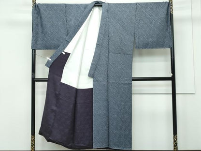 平和屋着物■極上　男性　小紋　キングサイズ　総絞り　逸品　未使用　CZAA2981s5