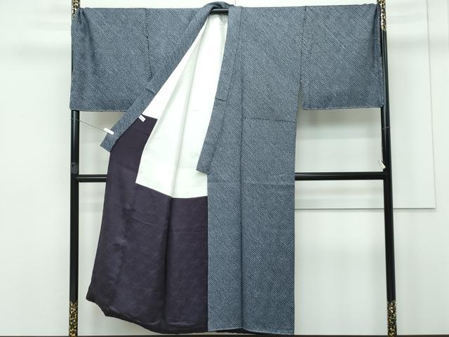 平和屋着物■極上　男性　小紋　キングサイズ　総絞り　逸品　未使用　CZAA2981s5
