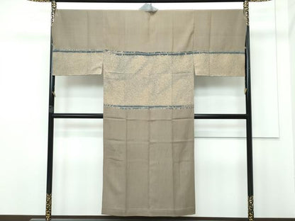 平和屋着物■極上　男性　長襦袢　無双仕立て　絞り　横段文　逸品　未使用　CZAA2986s5