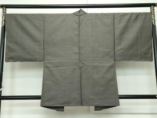 平和屋着物●極上 男性 本場大島紬 アンサンブル 100亀甲 総詰め 逸品 未使用 CZAA3011s5