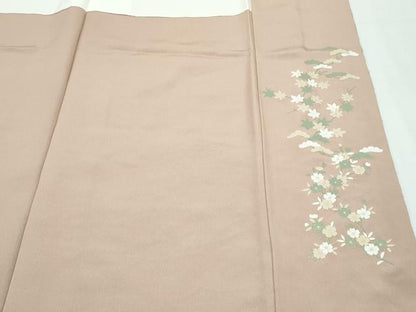 平和屋本店■極上　訪問着　総刺繍　スワトウ刺繍　人物風景文　暈し染め　金彩　鬼しぼ縮緬　ますいわ屋扱い　逸品　未使用　CZAA3017s5