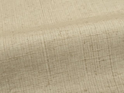 平和屋着物■極上　結城紬　色無地　榛色　証紙付き　逸品　未使用　CZAA3021s5