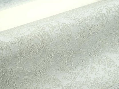 平和屋着物●極上 スリーシーズン 春夏秋 両面 全通柄袋帯 三重織 花唐草文 逸品 未使用 CZAA3051s5