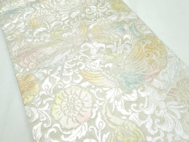平和屋本店■極上　龍村美術織物　たつむら　六通柄袋帯　翔鳳彩花錦　金銀糸　逸品　CZAA3055s5