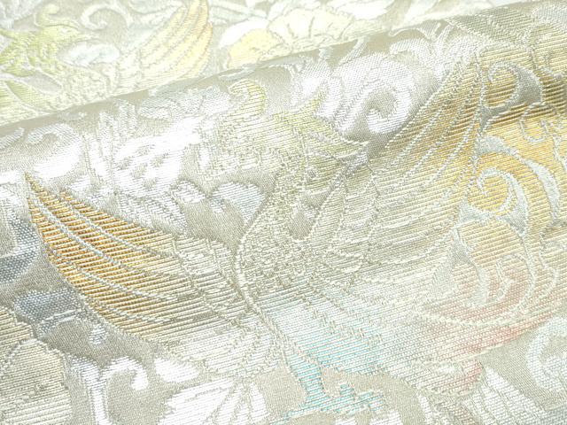 平和屋本店■極上　龍村美術織物　たつむら　六通柄袋帯　翔鳳彩花錦　金銀糸　逸品　CZAA3055s5