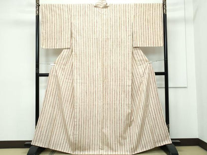平和屋本店■極上　染司よしおか　五代目　吉岡幸雄　紬　間道　逸品　CZAA3094s5