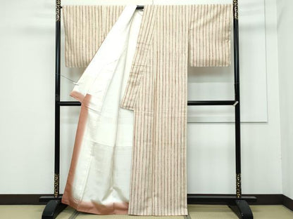 平和屋本店■極上　染司よしおか　五代目　吉岡幸雄　紬　間道　逸品　CZAA3094s5