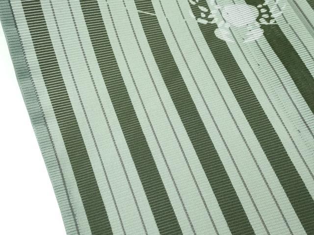 平和屋着物＊極上 夏物 小紋 絽 蟹 かに 間道 逸品 CZAA3103s5