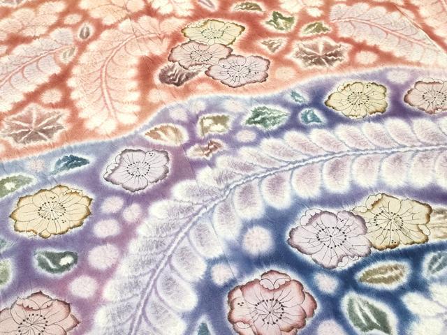 平和屋本店■極上　訪問着　作家物　辻が花　絞り　金通し地　逸品　CZAA3107s5