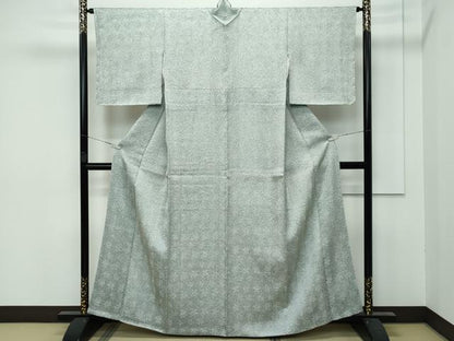 平和屋着物■極上　名門　藤娘きぬたや・杢目絞り　木目しぼり　反端付き　逸品　未使用　CZAA3117s5