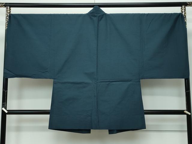 平和屋着物▽極上 男性 紬 アンサンブル 単衣 キングサイズ 色無地 百入茶色 逸品 CZAA3159s5