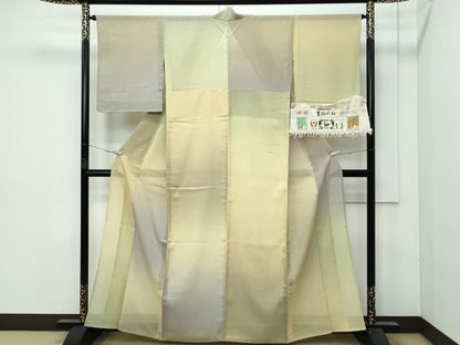 平和屋本店＊極上 夏物 本場結城玉紬 夏結城 霞文 証紙付き 逸品 CZAA3162s5