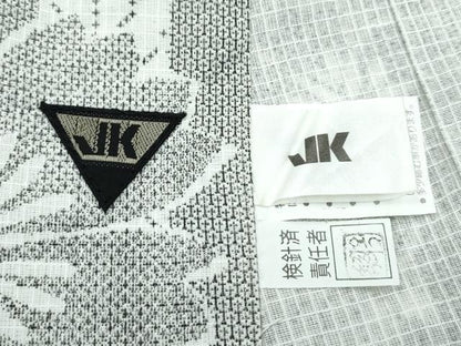 平和屋着物∴極上 夏物 ファッションデザイナー コシノジュンコ 小紋・浴衣兼用 舞花文 綿紅梅 逸品 CZAA3168s5