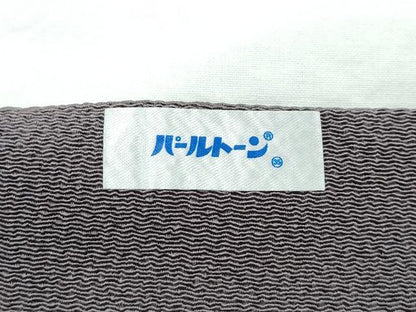 平和屋本店■最高級　城間栄順　本場琉球紅型　九寸開き名古屋帯　遠山文　鬼しぼ縮緬　逸品　CZAA3177s5