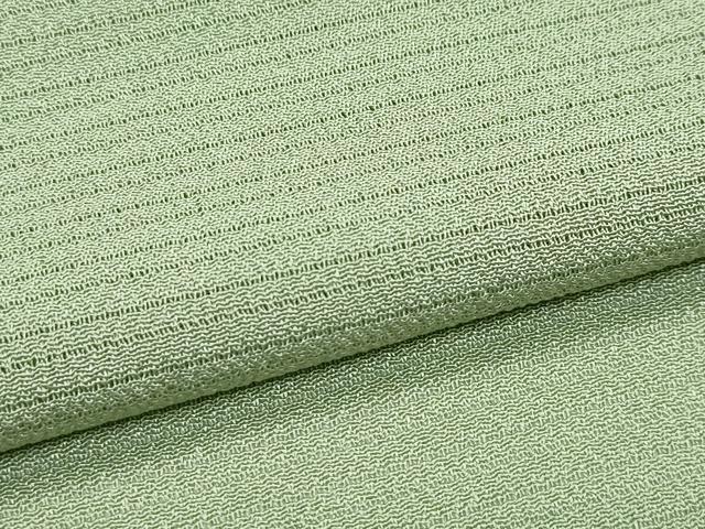 平和屋着物＊極上 夏物 色無地 柳茶色 絽縮緬 逸品 CZAA3202s5