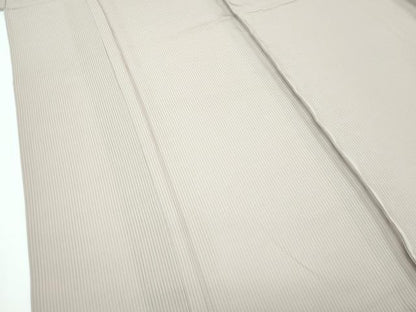 平和屋着物■極上　夏物　色無地　亜麻色　縦絽　逸品　CZAA3205s5