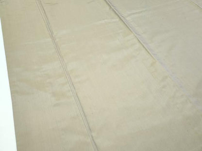 平和屋着物▽極上 紬 単衣 色無地 利休茶色 逸品 未使用 CZAA3206s5