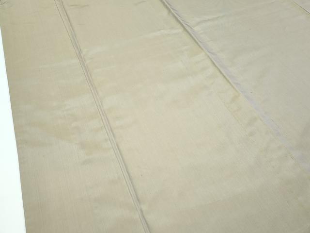 平和屋着物▽極上 紬 単衣 色無地 利休茶色 逸品 未使用 CZAA3206s5